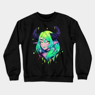 Green Demon Crewneck Sweatshirt